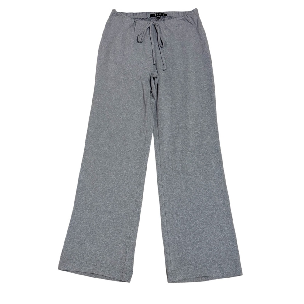 Theory Sweatpants Drawstring and Zipper Button Closure Soft Heather Gray Size XS - Picture 2 of 11